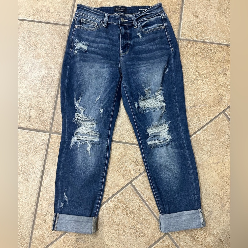 Judy Blue Boyfriend Fit Denim…. 5/27